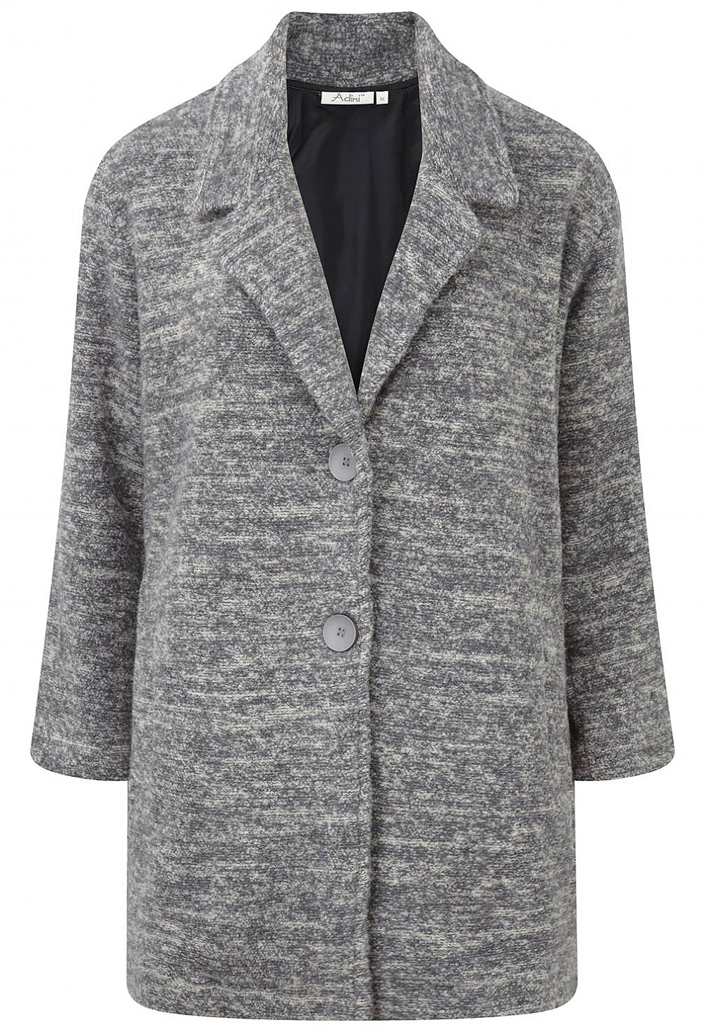 Cervinia Boucle Wool Frost Coat - White Marled